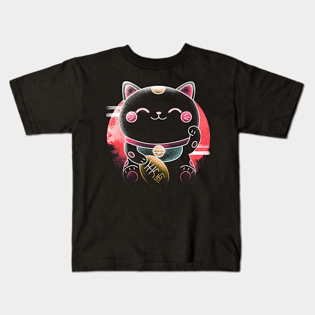 Maneki Neko Soul Kids T-Shirt by Donnie